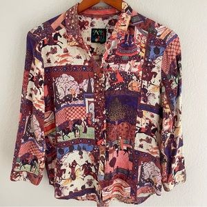 Vintage Jams World Emperor Print Top